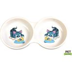Trixie 2x0.15 lt Porselen Kedi Mama ve Su Kabı