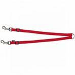 Trixie 40x70 cm Kırmızı [XS/M] Kumaş İkili Köpek Gezdirme Kayışı