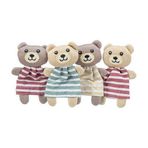 Trixie Kedi Otlu Kumaş Ayı 12 cm Karışık Renkli Kedi Oyuncağı