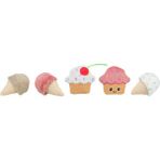 Trixie Kedi Oyuncağı, Dondurma ve Kek Şeklinde, Peluş, Kediotlu 7cm 12 - Renkli