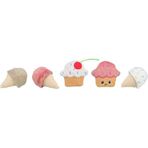 Trixie Kedi Oyuncağı, Dondurma Ve Kek Şeklinde, Peluş, Kediotlu 7Cm