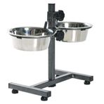 Trixie Köpek Mama ve Su Kabı Ayaklı 2 x 1,8 Lt / 21 Cm