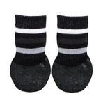 Trixie L-XL 2 adet Siyah Köpek Çorabı Kaymaz