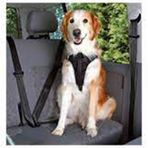 Trixie M:50-65 cm 20 mm Siyah Köpek Emniyet Kemeri ve Göğüs Tasması