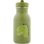 Trixie Mr.dino 350 ml - Su Şişesi - Yükseklik 15,5cm- Çap 6,5cm - Matara - Haki Yeşil