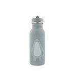 Trixie Mr. Shark Çelik Çocuk Suluk Matara 500 Ml - Gri