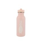 Trixie Mrs. Rabbit Çelik Çocuk Suluk Matara 500 Ml - Pembe