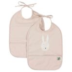 Trixie Mrs. Rabbit - Sıvı Geçirmez 2li Mama Önlüğü Seti