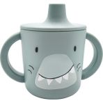 Trixie Silikon Alıştırma Suluğu Mr.shark - Mavi