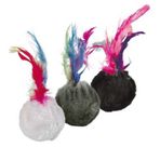 Trixie Zilli Kediotlu Peluş Top 4 cm Kedi Oyuncağı