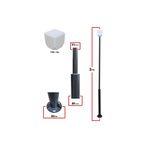 TRK 3 mt 89x51x2 mm + Küp Kamera Direği
