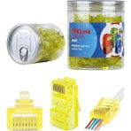 Trklink Ez RJ45 Konnektör (Sarı) 100 'lü Paket Yeni Nesil