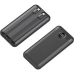 Trm-1015 10000 Mah 2 Çıkışlı 22.5w Hızlı Şarj Dijital Göstergeli Powerbank Siyah