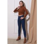 Trn JNS Sandra Kadın Lacivert Ekstra Rahat Skinny Dar Paça Jeans Pantolon