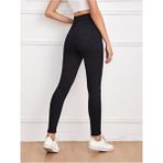Trn JNS Wild Kadın Skinny Fit Power Likra Kot Pantolon Düz Desenli Denim Kumaş 28 Beden - Siyah