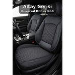 Trobus Altay Serisi Bel Destekli Koltuk Kılıfı (Ön+Arka) - Skoda Forman 1988–1995 - Füme