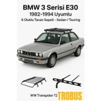 Trobus Bmw 3 Serisi E30 1982-1994 Uyumlu 6 Oluklu Tavan Sepeti - Sedan / Touring