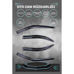 TROBUS Opel Astra H 2004-2010 Cam Rüzgarlığı 4lü Takım