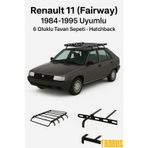 TROBUS Renault 11 (Fairway) 1984-1995 Uyumlu 6 Oluklu Tavan Sepeti - Hatchback