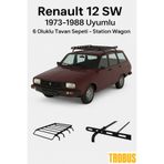Trobus Renault 12 1971-1988 Uyumlu 6 Oluklu Tavan Sepeti - Sedan Kasa