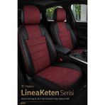 Trobus Renault Broadway 1990-2000 Uyumlu Lineaketen Serisi Ortopedik Bordo Kırmızı Koltuk Kılıfı - Bordo - Kırmızı