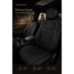 Trobus Renault Broadway 1990-2000 Uyumlu Monza Serisi Sport Tay Tüyü Kadife Siyah Koltuk Kılıfı