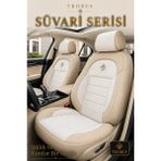 Trobus Renault Broadway 1990-2000 Uyumlu Süvari Serisi Bej Premium Tay Tüyü Koltuk Kılıfı