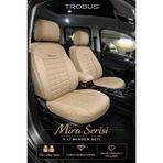 Trobus Renault Broadway 1997-2012 Uyumlu Mira Serisi Bej 5'li Oto Koltuk Minderi - MR-RE-BRW-019