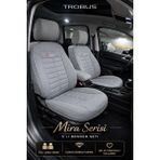 Trobus Renault Broadway 1997-2012 Uyumlu Mira Serisi Gri 5'li Oto Koltuk Minderi - MR-RE-BRW-019