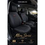 Trobus Renault Broadway 1997-2012 Uyumlu Mira Serisi Siyah 5'li Oto Koltuk Minderi - MR-RE-BRW-019