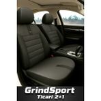 Trobus Renault Kangoo 2008- 2020 Maxi – Ticari Araç 2+1 Uyumlu Vira GrindSport Koltuk Kılıfı – Siyah, Kolay Montaj