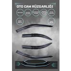 TROBUS Renault Megane 2 Sedan 2007 Cam Rüzgarlığı 4lü Takım