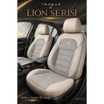 Trobus Renault R9 Broadway 1990-2000 Uyumlu Lion Serisi Tay Tüyü Bej Premium Koltuk Kılıfı
