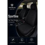 Trobus Renault R9 Broadway 1990-2000 Uyumlu Sportline Serisi Siyah Ortopedik Tay Tüyü Koltuk Kılıfı
