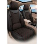 Trobus Renault R9 Broadway / Spring / Fairway 1990-2000 Araca Uyumlu Koton Kumaş Kapitone Bel Destekli Koltuk Kılıfı Softcotton Serisi Kırmızı