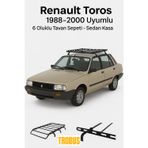 Trobus Renault Toros 1988-2000 Uyumlu 6 Oluklu Tavan Sepeti - Sedan Kasa