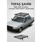 Trobus Tofaş Şahin 1988-2002 Uyumlu 6 Oluklu Tavan Sepeti - Sedan Kasa