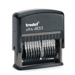 Trodat 3.8 mm 7 hane Numaratör ve Tarih kaşesi