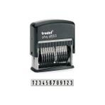 Trodat 48313 Numaratör 3,8mm 13 Hane ,Mavi Keçe