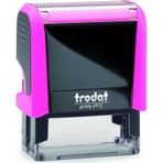 Trodat 4913 Neon Pembe Gövde Mavi Keçe Kaşe