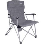 Trono Katlanabilir Kamp Sandalyesi - Orcamp - Gri - 6456 Ecorce Tube Marron - Polyester