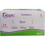 Tropic Pudralı Lateks Eldiven L (100'lü Paket )