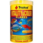 Tropical 100 gr Kovadan Bölme Vitality Color Flakes Balık Yemi