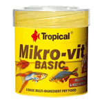 Tropical 50 ml 32 gr Mikro-Vit Basic Yavru Balıklar için Temel Yem Balık Yemi