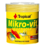 Tropical 50 ml 32 gr Mikro-Vit Vegetable Yavru Balıklar için Bitkisel Balık Yemi