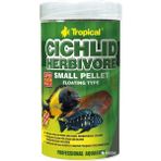 Tropical Cichlid Herbivore Pellet Otobur Cichlid için Small 250 ml 90 gr Balık Yemi