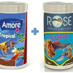Tropical Mix Selection 250ml + Rose Guppy 250 Ml Tropikal Akvaryum Balık Yemi