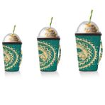 TropicalLife Hint Kabile Fili Buzlu Kahve Fincanı Kılıfı Soğuk İçecekler için Sevimli Neopren Kupa Kollu Kahve Çay Kupaları Yalıtımlı Kollar (680 g)
