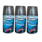 Tropicana Air Freshener Anti Tobacco Sigara Koku Giderici Otomatik Makine Yedek Parfüm Spreyi 260 ml x 3 Adet Oda Kokusu