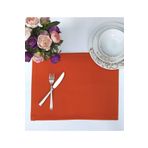 Tropik Home Amerikan Servis Pamuklu Turuncu Renkli Masa Ve Salon Sunum Supla 35x45